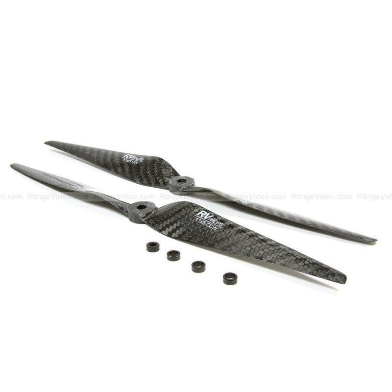 RVPROP 11 X 5 E Carbon Fiber Multirotor Propeller CW & CCW Propeller Set